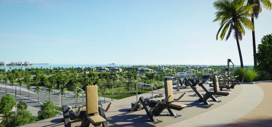 Open-Air Fitness Deck at Il Vento.