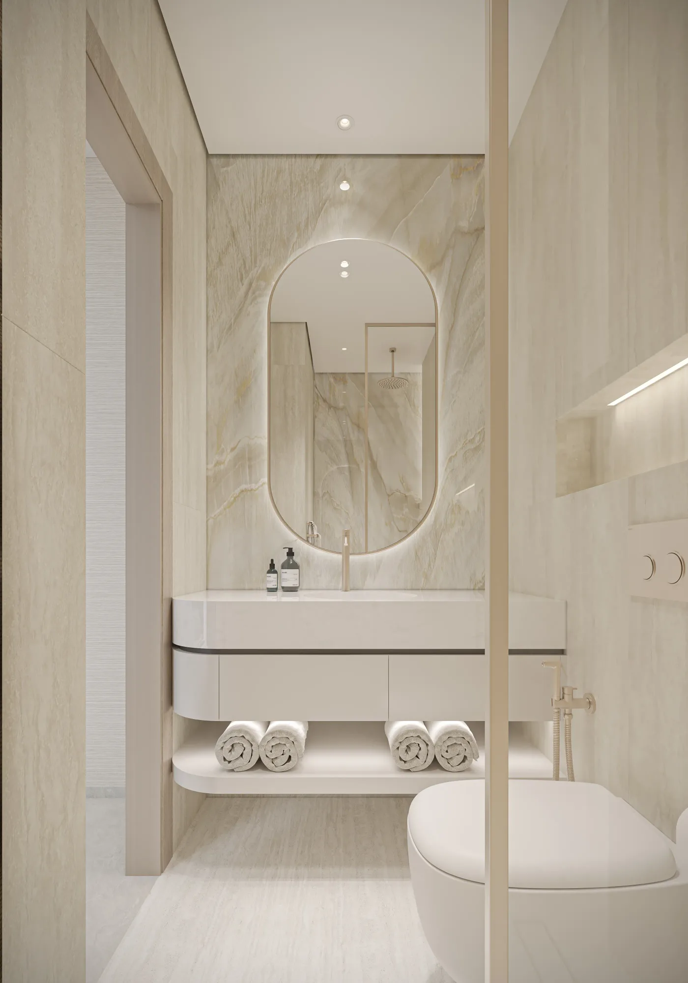 Interior render at Casa Altia.