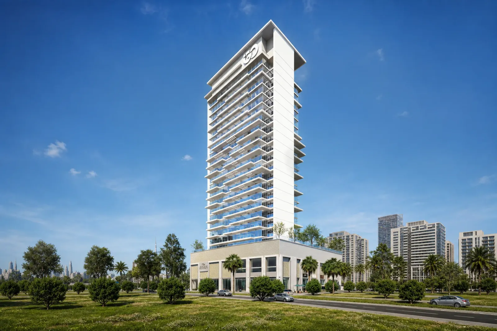 Ayaan Heights 1, Bukadra · render 3