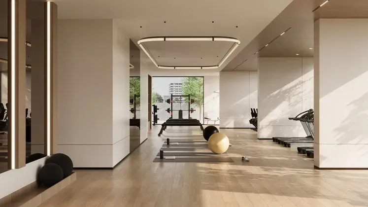Fully Equipped Fitness Gym at Ayaan Heights 1.