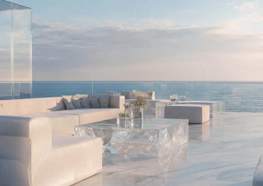 The Sky Ice Lounge at Ice Beach.