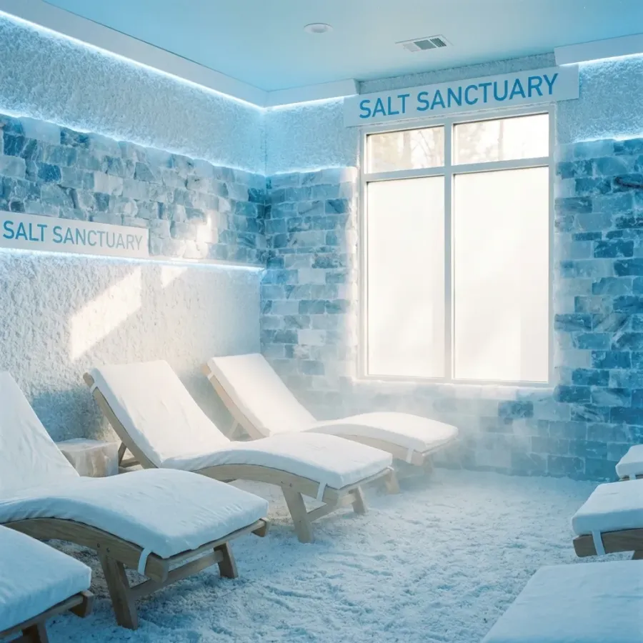 Salt Therapy Room at Ice Beach.