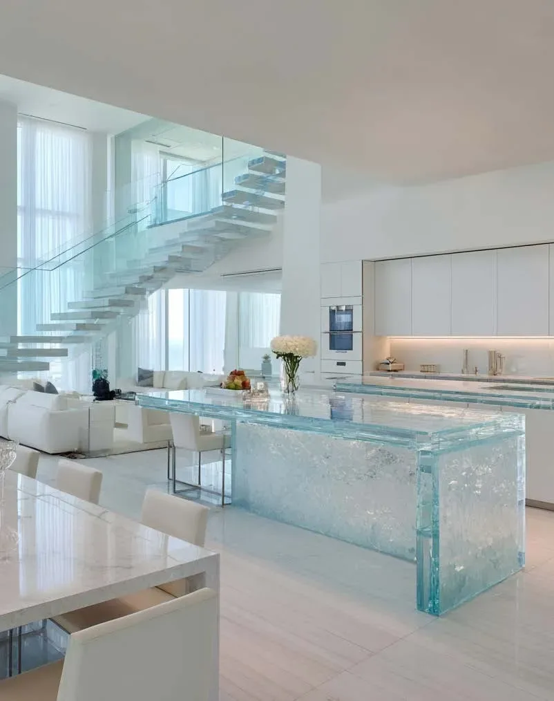 Interior render at Ice Beach.