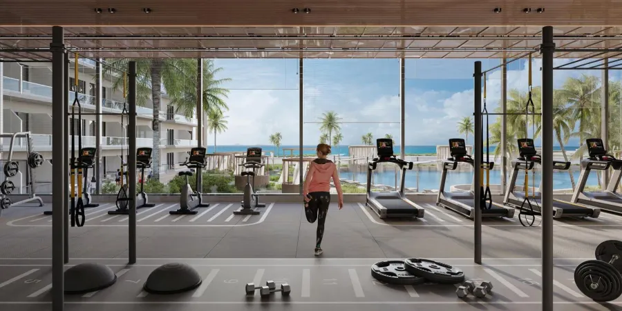 Gymnasium at Bloom Living - Malaga.