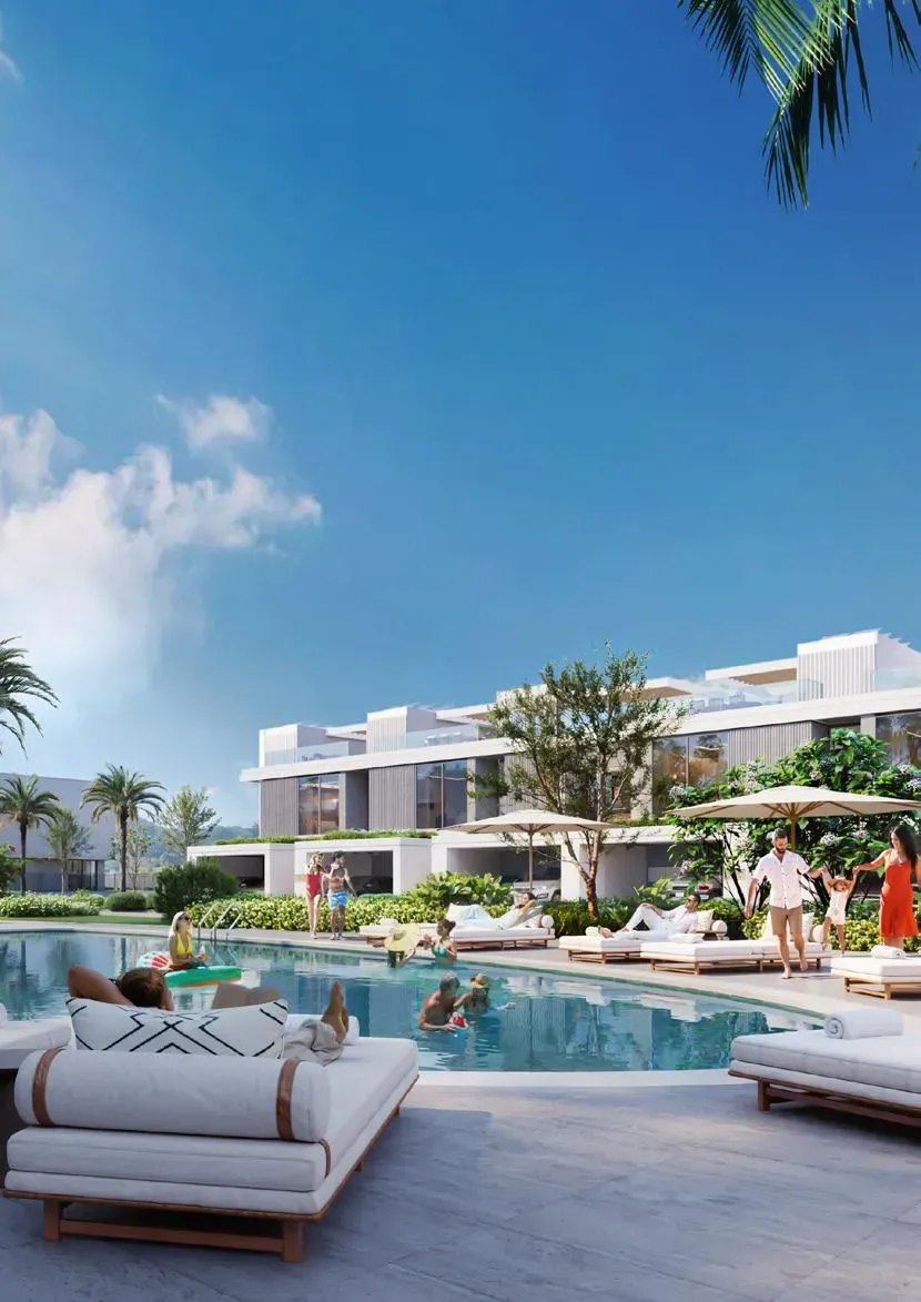 Swimming Pool at Aila Homes.