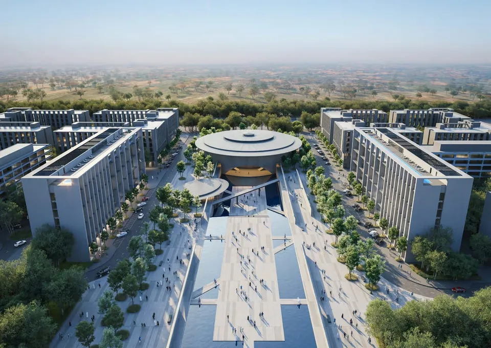 il teatro Residences 1 and 2, Aljada, Sharjah · render 3