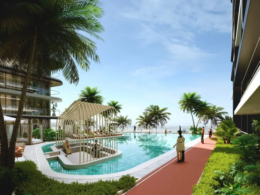 Sunken Lounge at Al Haseen Residences 6.
