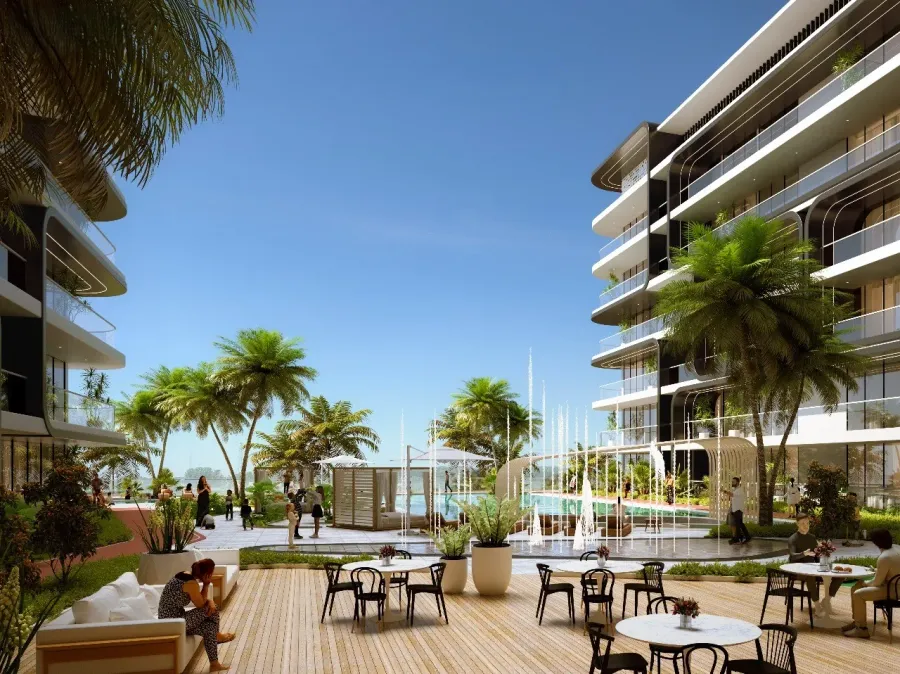 Seating Area at Al Haseen Residences 6.