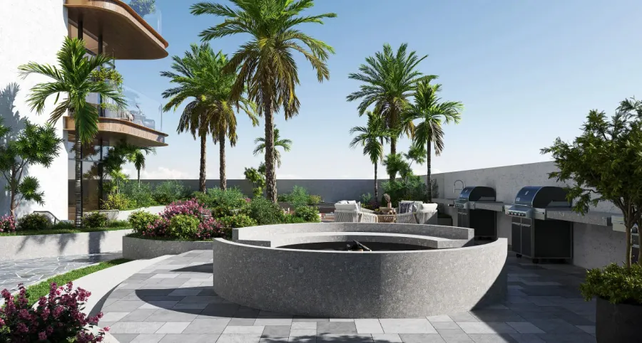 Fire Pit & Grill Area at Elevia Residences 3.