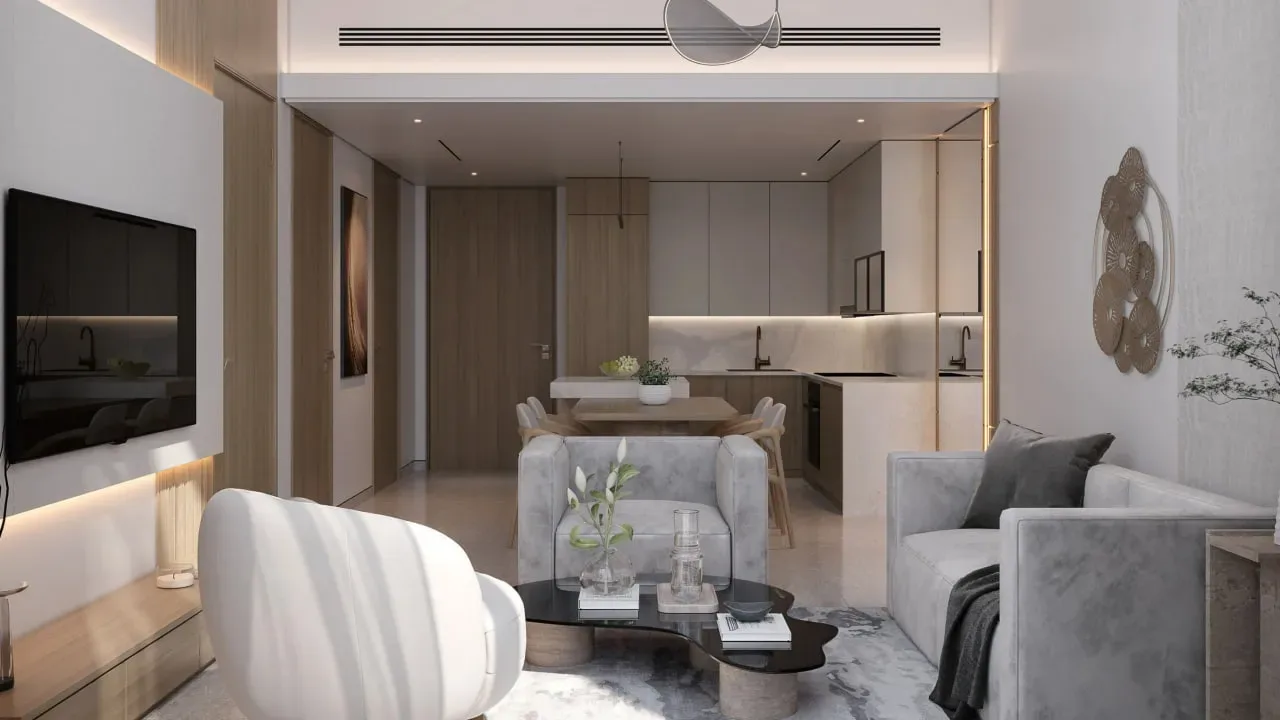 Interior render at Elevia Residences 3.